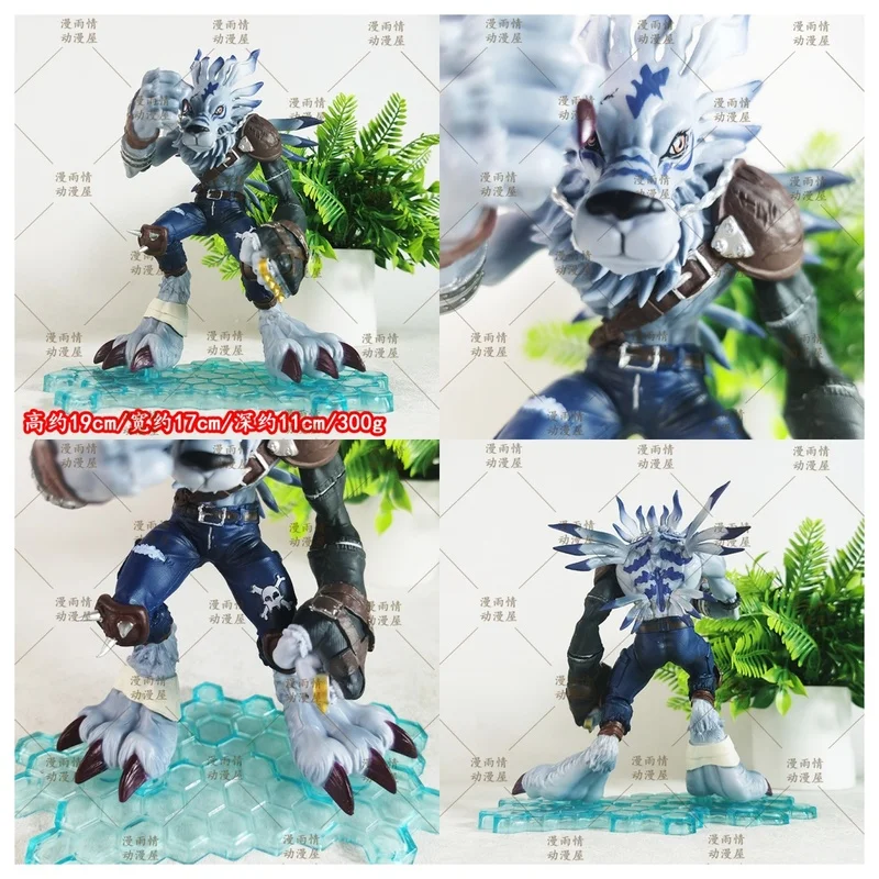 

Digimon аниме периферийная кукла модель Orc Garurumon Gk украшения ручной работы для мальчиков подарки настольные украшения детские игрушки3