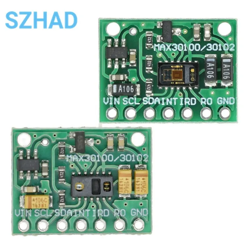 Low Power MAX30100 MAX30102 Sensor Heart Rate Breakout Board For Arduino Blood Oxygen Sensor Module MAX30100 Pulse Oximeter