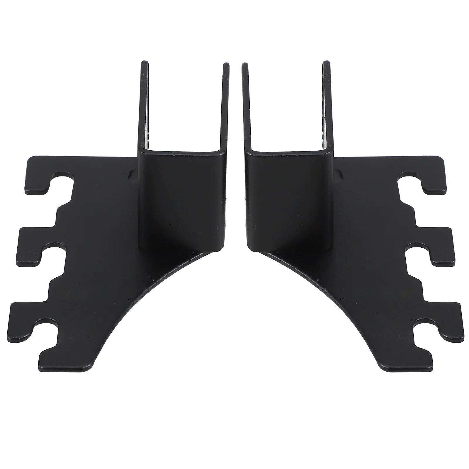 

2Pcs Stainless Steel Left Right Tube Brackets for Kitchen Cabinets Bookcase Shelf Support Adjustable Self-Locking Shelving