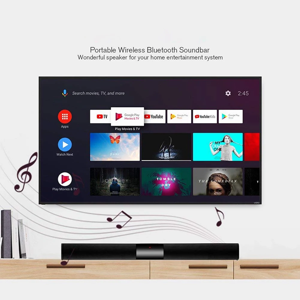 【~ New N07R】20W TV Sound Bar Wired and Wireless Bluetooth Speaker Home Surround SoundBar for PC Theater TV Speaker Loudspeaker