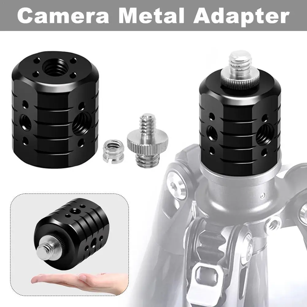 Universal Tripod Screw Hole Conversion Base Expansion Pan-tilt Multi-hole Conversion 1/4 3/8 Arri Screw Adapter Photography