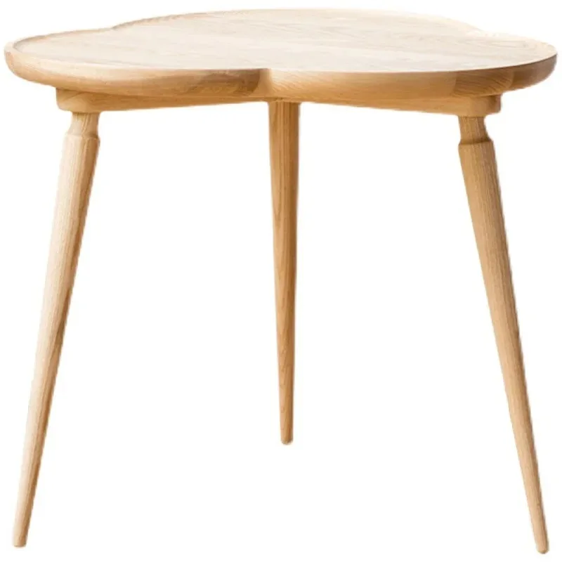 

Solid wood cloud coffee table simple sofa side living room side balcony bedside small table