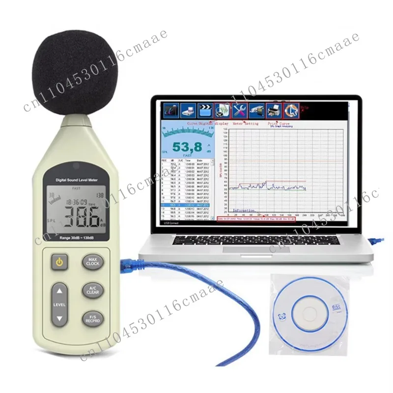 30-130dB digital sound level meter, intelligent digital sound level meter, volume sensor, handheld digital noise tester
