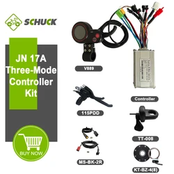 JN 17A Three-Mode Sinewave Controller Kit with V889 115PDD MS-BK-2R TT-008 KT-BZ-4(8) Use for Bicicleta Scooter without Hall Lin