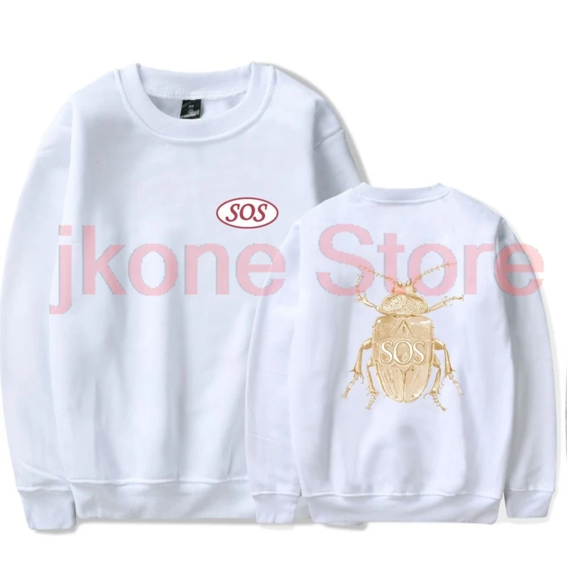 SZA SOS Deluxe Merch Crewneck Sweatshirts Streetwear Winter Women Men Fashion Long Sleeve Sweatshirts