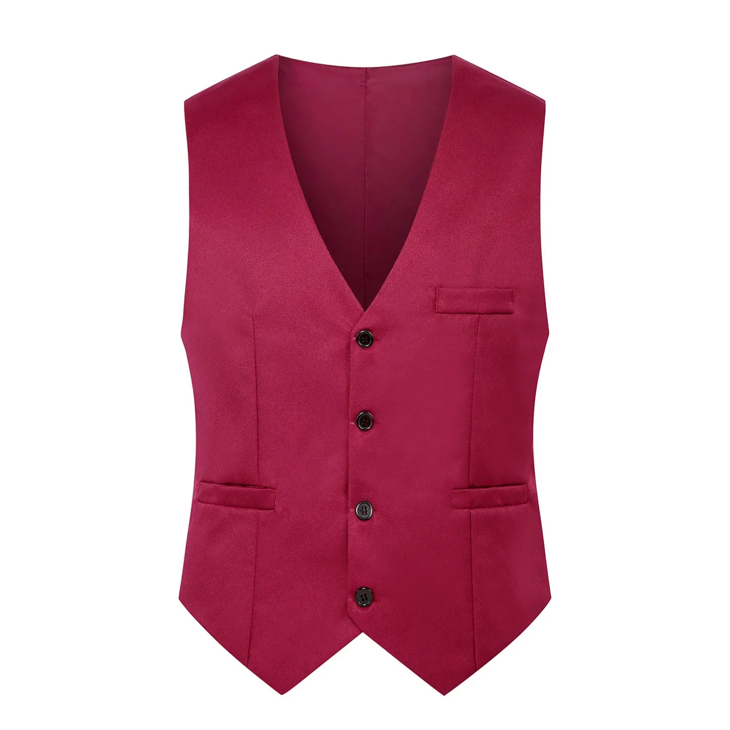 Men\'s Vest Korean Style Suit Vest 2024 Spring and Autumn Men\'s Suit Vest Slim WaistcoatNew Style British Fashion