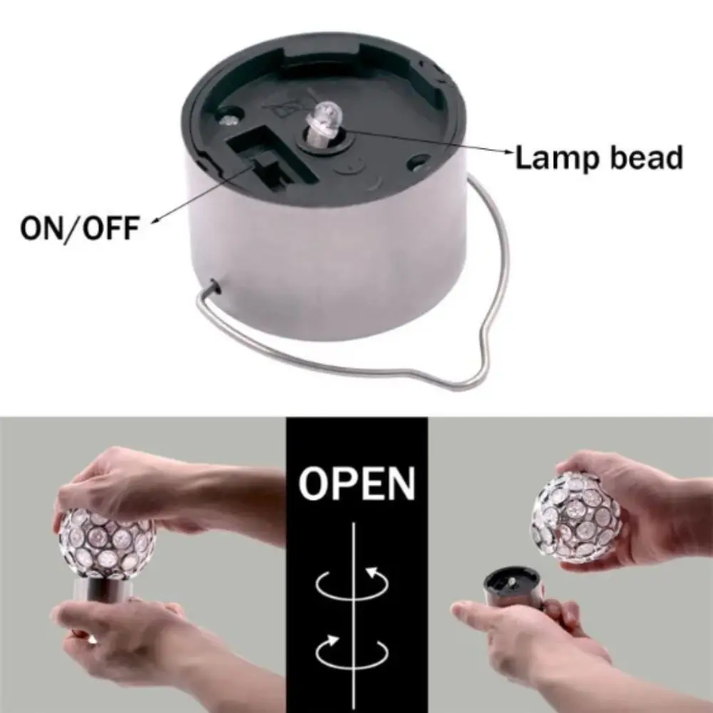 Waterproof Solar Lights Motion Sensor Round Ball LED Lights Multicolor Glass Chandeliers Lanterns Lawn Decoration