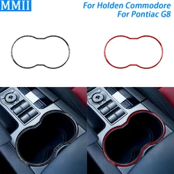 For Pontiac G8 2008-2009 For Holden Commodore 2006-2012 Carbon Fiber Water Cup Holder Frame Trim Cover Car Accessories Sticker
