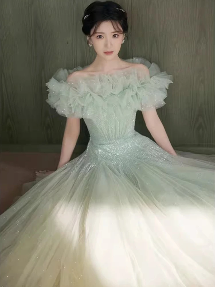 

een Lightweight Princ Escape Gown 2025 New Adult Maid of Dr Eighteen Birthday Par Host Performance Women