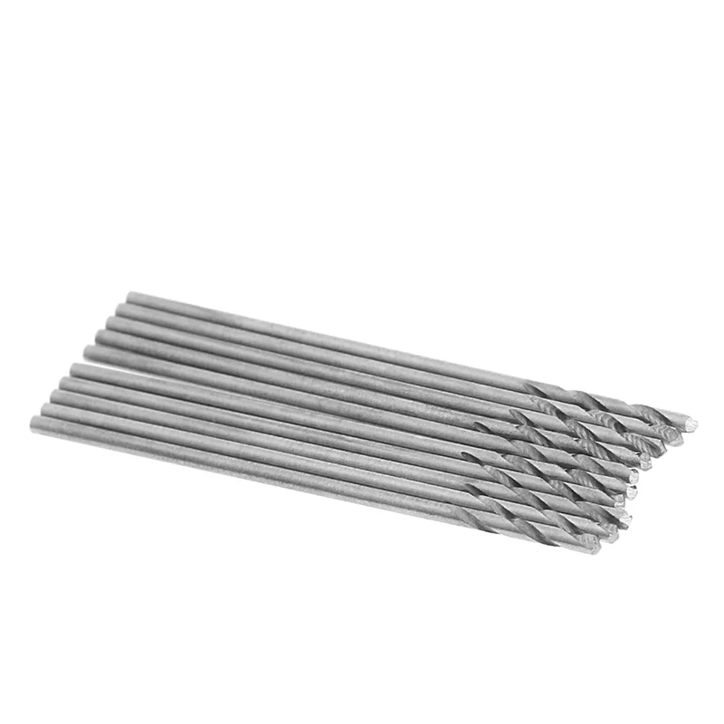 60 Pcs 0,5-1,0mm Micro HSS Conjunto brocas helicoidais aço Haste ferramenta
