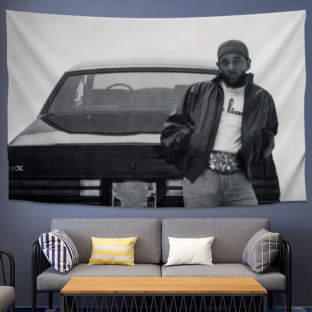 Customize Rapper Cool K-Kendrick Lamar GNX Tapestry Background Hanging Cloth Bedroom Tapestry Room Decor Aesthetic Tapestry Wall