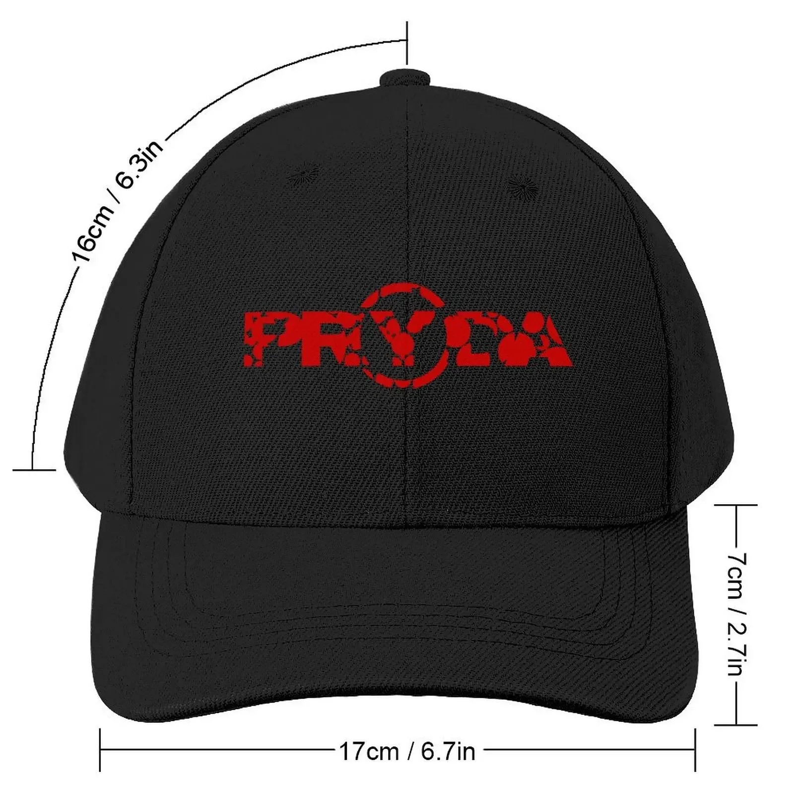 Eric Prydz Red Pryda logo Baseball Cap Ball Cap Vintage Fishing cap Men's Luxury Women's