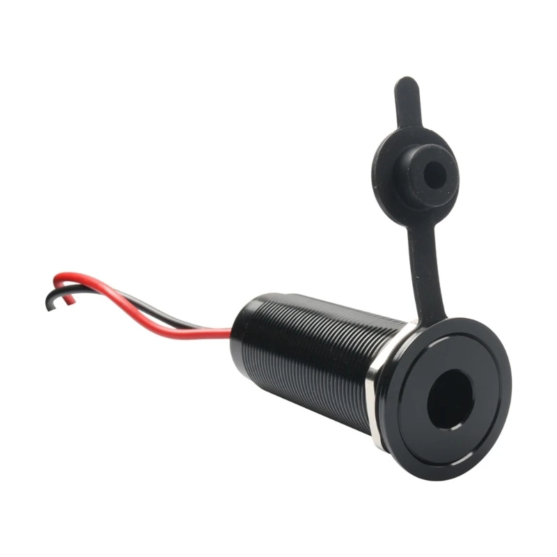 12V To 30V Waterproof Booster Connector For Motorhome Campers Boat Truck Marine With Aluminum Shell And Rubber Cover