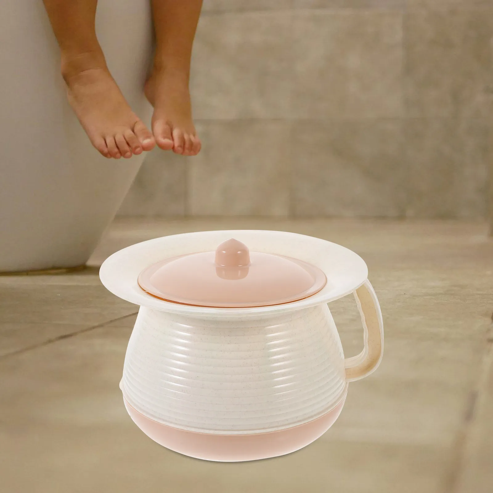 

Портативный детский горшок-ведро для мочи с крышкой, прочный пластиковый туалетный горшок для детей, пожилых людей и взрослых, для дома, путешествий и ночного использования