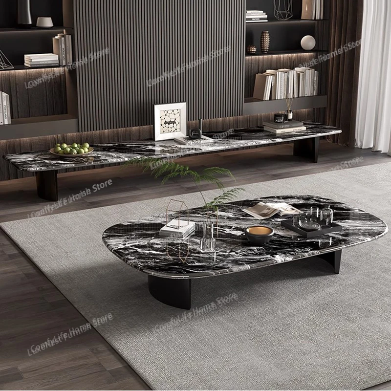 

Minimalist Organizer Coffee Table Aesthetic Living Room Nordic Luxury Side Table Space Saving Italian Couchtisch Home Furniture