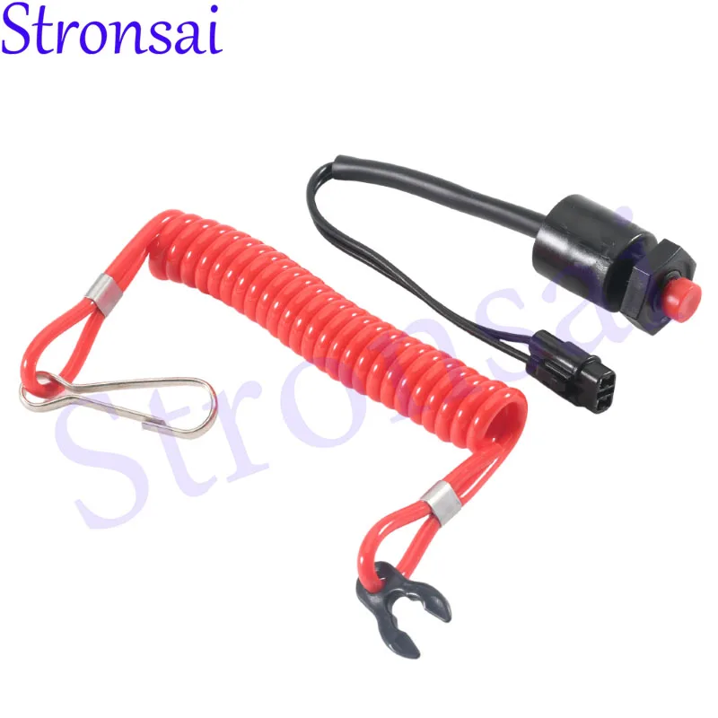 37820-93J05 Emergency Stop Kill Switch Assy For Suzuki 8-300HP Outboard Motor 37820-93J03 37820-93J04 37820-93J05