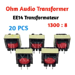 Transformer 20pcs 1300 : 8 Ohm Audio Transformer EE14 Transformateur POS Transformador