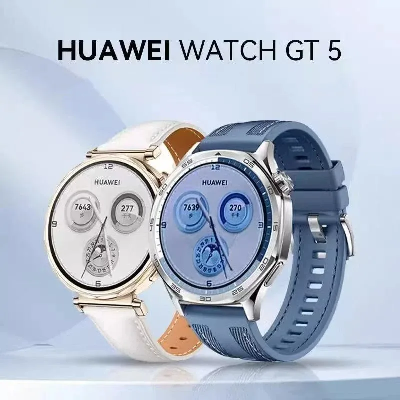 HUAWEI WATCH GT 5 Smartwatch تتبع الصحة المدمج في الخريطة استرداد الرسالة المتوافقة مع iOS وAndroid