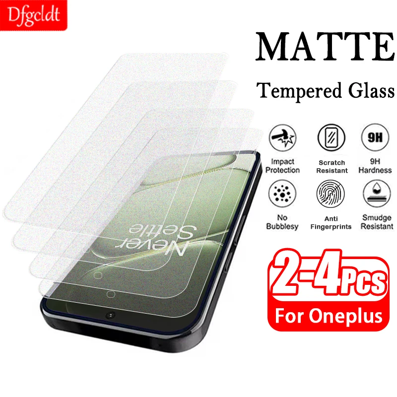 

2-4Piece Anti-Glare Matte Protective Glass for OnePlus Turbo 6 6V Screen Protector for Nord CE5 CE4 CE3 CE2 Lite Tempered Glass