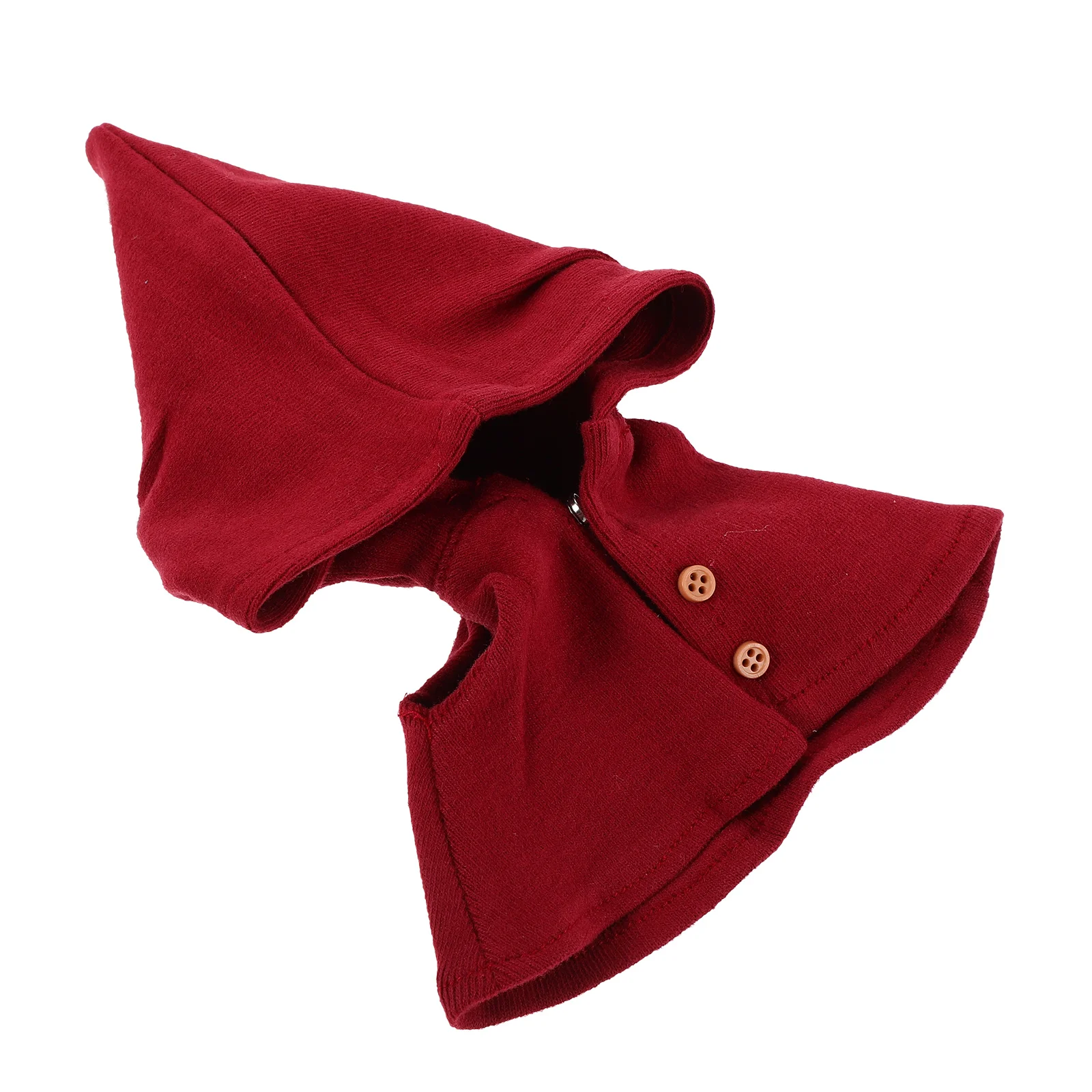 Abbigliamento decorativo 17 cm Figura Elfo di Natale Halloween Cosplay Dress Up Accessori Mini Mago Mantello Costume Abito riutilizzabile