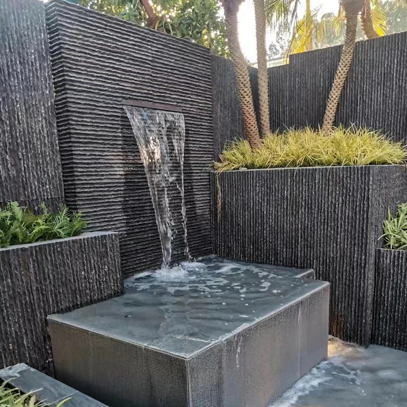 

Pu Faux Stone Exterior Wall Panel Artificial Wave Waterproof Polyurethane Cladding Flow Panels