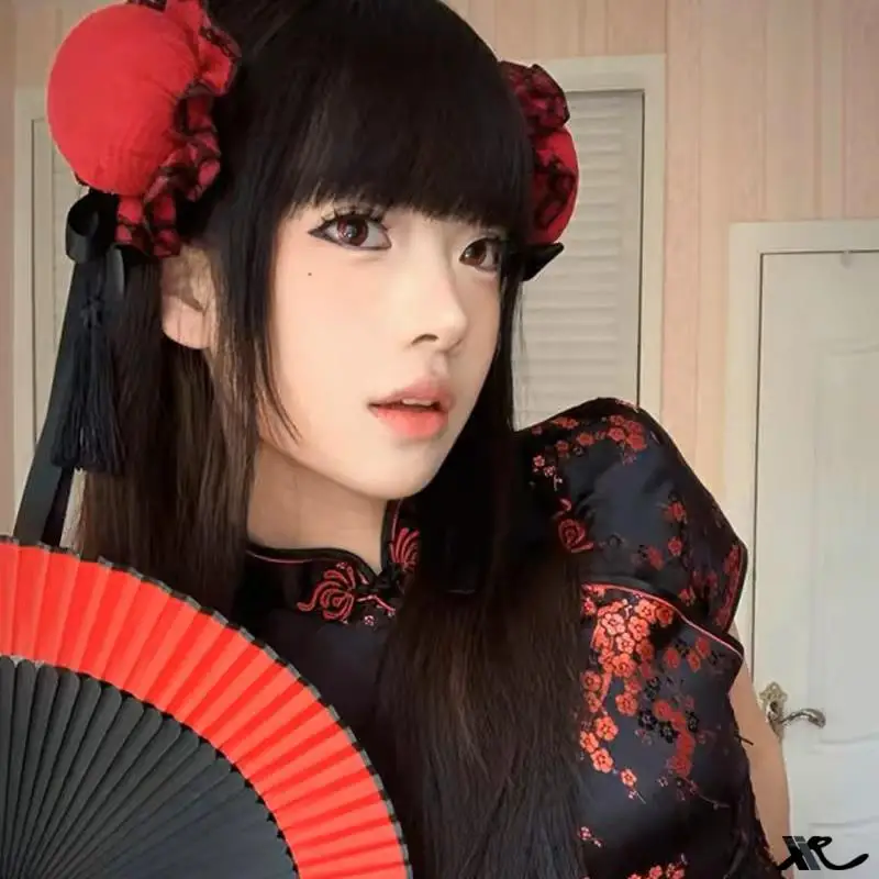 Affascinanti accessori per capelli Qipao Simpatico forcina con testa a sfera Cinese Sle National Faion Hair Pa Clip laterale per capelli CardDIY