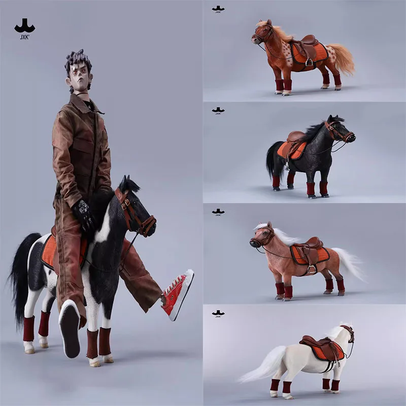 JXK JXK270 1/6 Akcesoria dla żołnierzy Qi Liu Hai Mały Kucyk Symulowane Zwierzęta Model Zabawka Pasuje do Figurki Akcji 12'' Dostępne w Magazynie