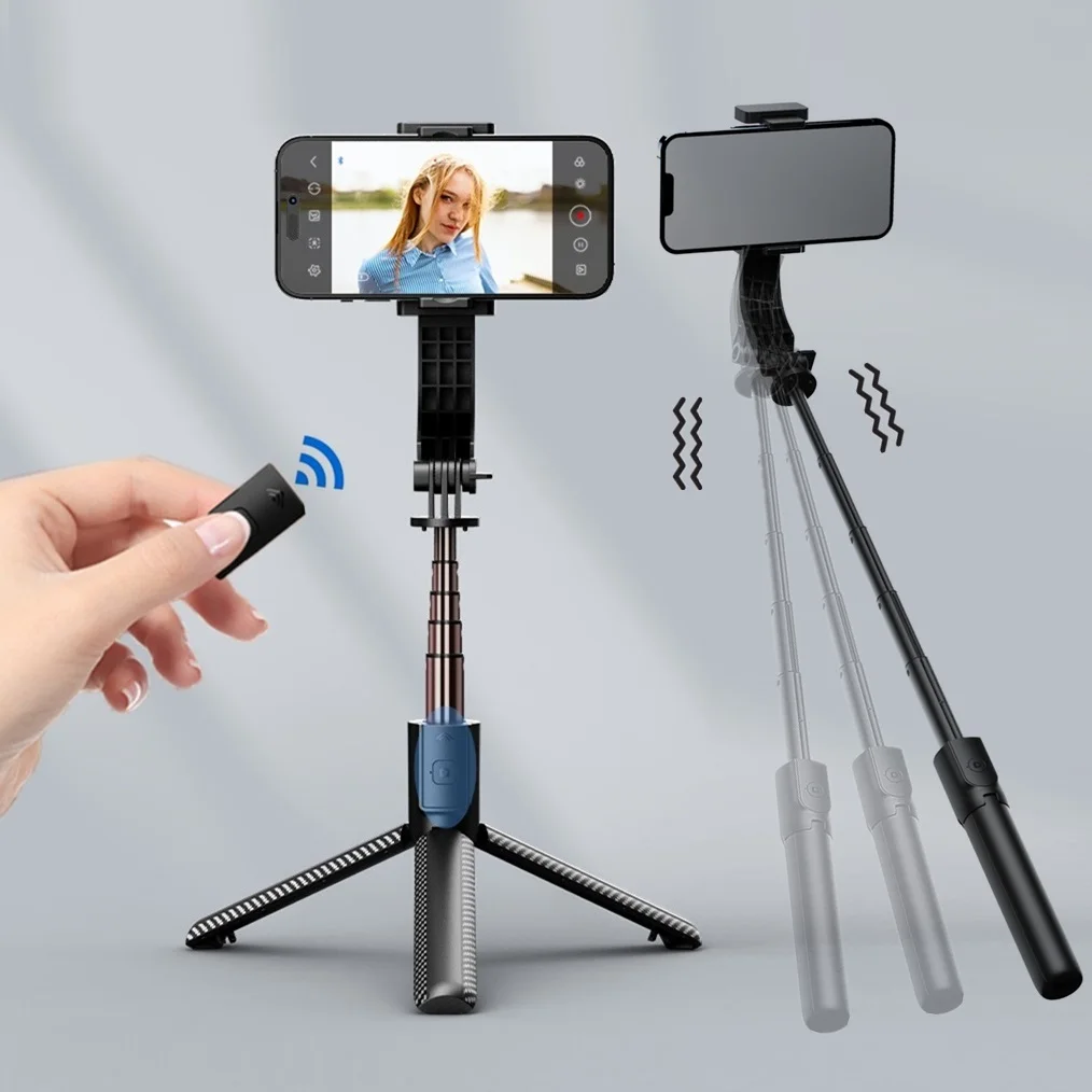 Anti Shake Gimbal Smartphone Stabilisator Selfie Stick Stativ mit Bluetooth Wireless für Samsung iPhone Handy Live Video Vlog