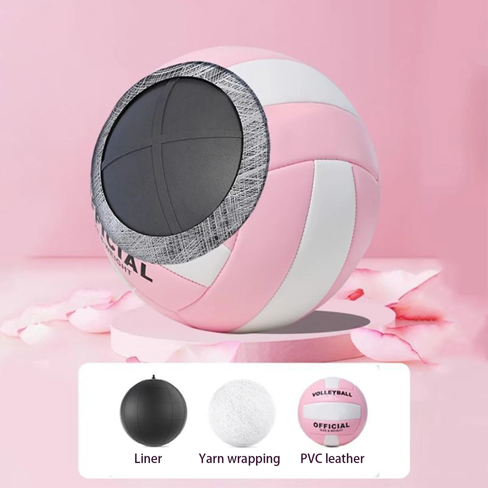 Thickened PU Volleyball No.5 Soft Touch Volleyball For Sport Training Professionals For beach games Pool Sand Court