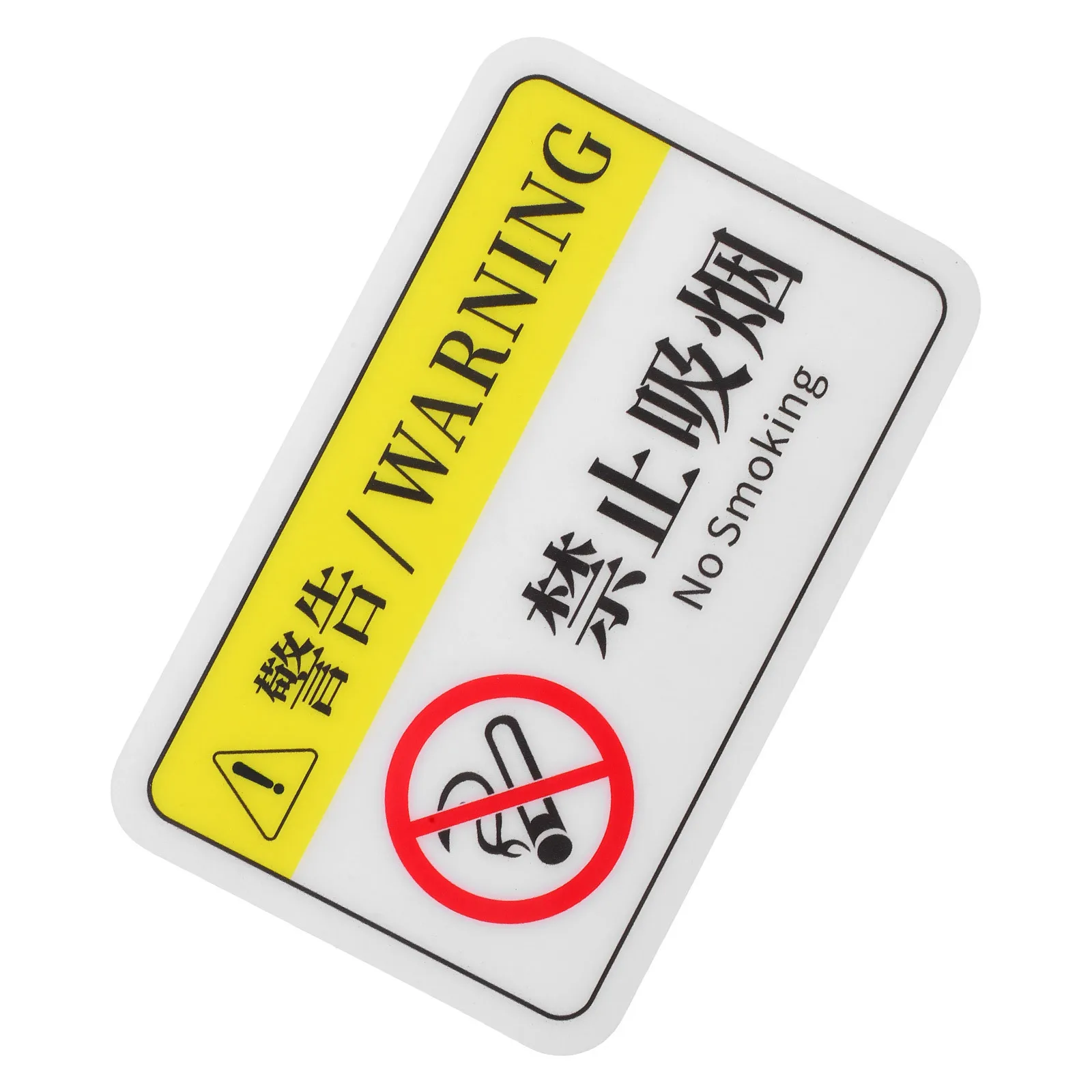 Anti-Smoking Sticker Bold Graphics Versatile Application for Cars Business Premises Public Signs Adhesive No Smoking Sticker