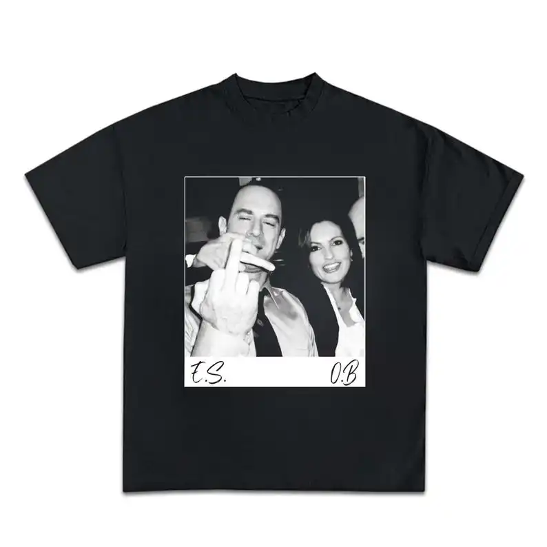 Elliot Stabler And Olivia Benson Graphic T-Shirt Design | Poster| Printable Bootleg Tee Shirt Design