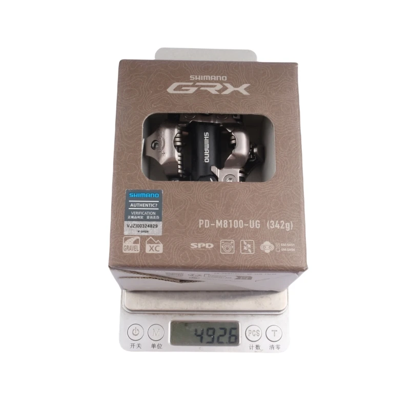 Shimano GRX PD-M8100 UG Self Lock Pedal Deore XT PD-M8100 PD-M8120 Race SPD Pedal Gravel Bike Pedal MTB Fahrrad Original Shimano – Detail 13