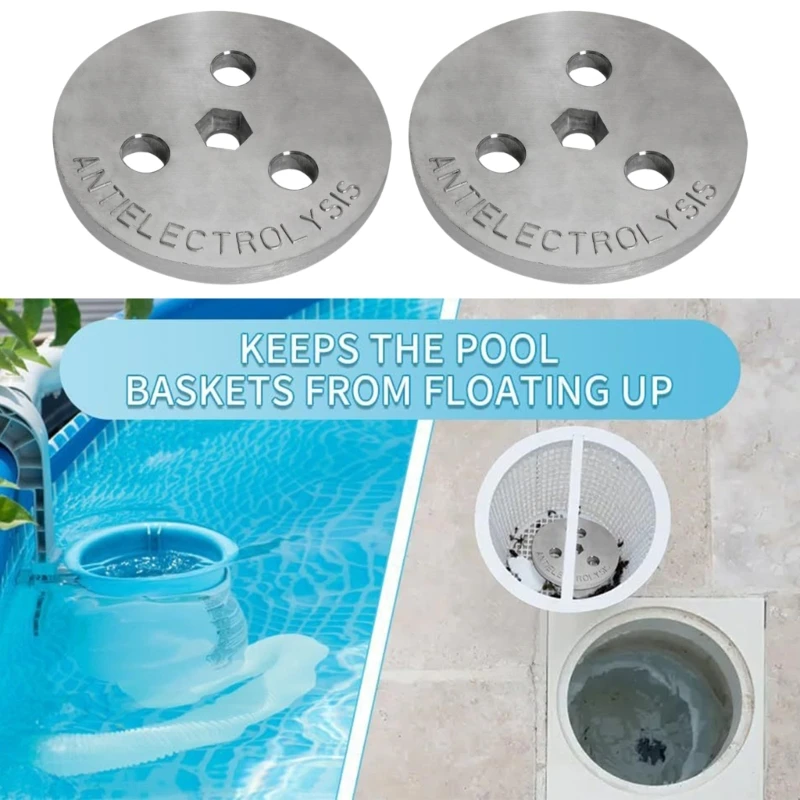 Anti Electrolysis Sacrificial Anode Anti Electrolysis Zinc Anode Plate Zinc Anode Weight Suitable for Pool Equipment 918D