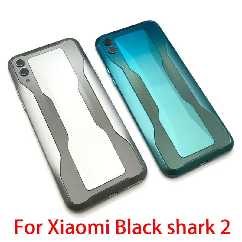 For Xiaomi Mi Black Shark 2 Skw-h0 Back Door Case Battery Rear Housing Back Cover With Side Power Key  Volume Button