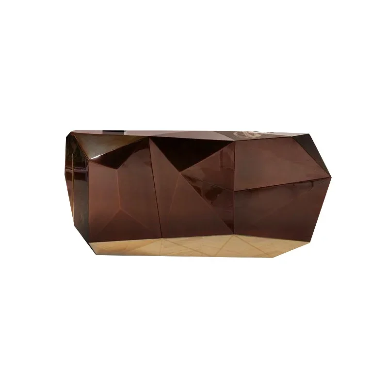 

Modern light luxury dining side cabinet hotel villa creative art living room wall high-end locker