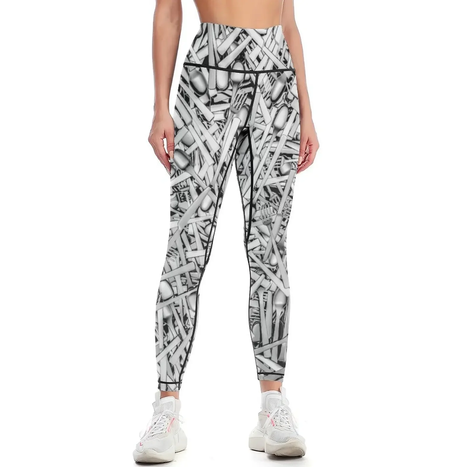 

Cutlery Leggings legging pants raises butt Fitness's gym clothes Women's sports pants flared Womens Leggings