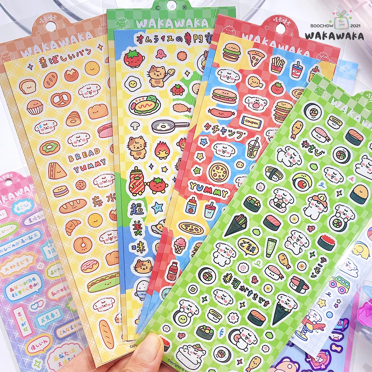 Kawaii naklejki ze zwierzętami styl graffiti Scrapbooking Deco naklejki Diy rzemiosło artystyczne Album śliczne naklejki papiernicze