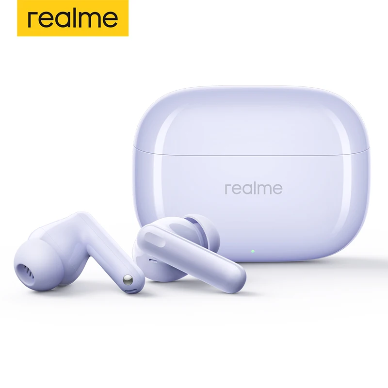 

Realme Buds T310 Earphones Wireless Bluetooth 5.4 Headphones TWS Active Noise Reduction Earbusd Hifi Headset Gaming Low Latency