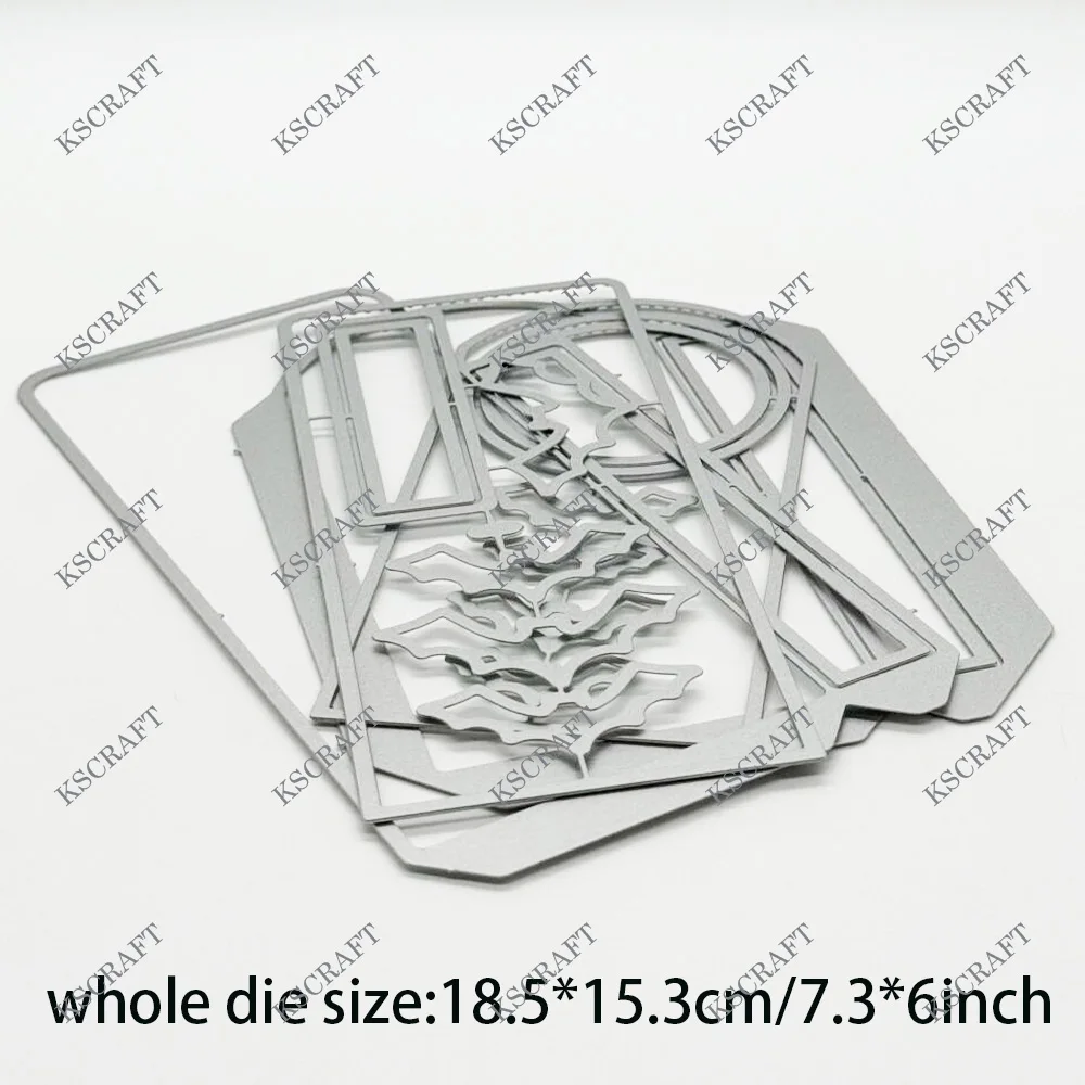 KSCRAFT Candy Bar Wrapper Cutting Dies Stencils for DIY Scrapbooking Decorative Embossing DIY Paper Cards view 6