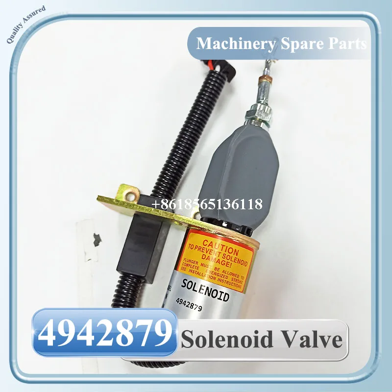 High Quality Solenoid Valve 4942879 for PC220-6 PC250-6 PC200-6 PC240-6 Engine Shutdown Solenoid Valve 6735-81-9140