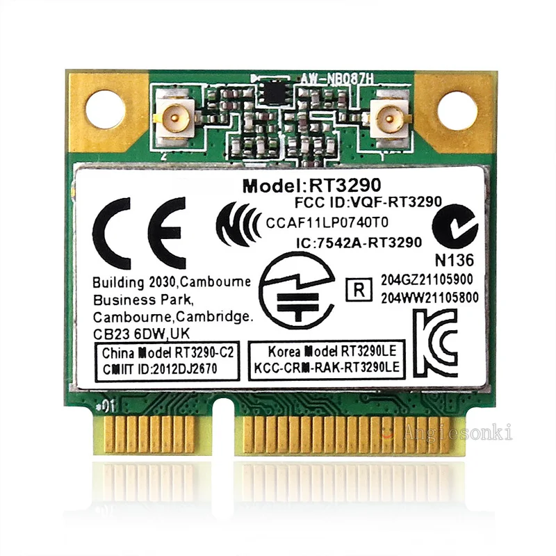 PP+ NEW FOR RaLink RT3290 802.11 BGN 150Mbps Half Mini PCI E WiFi Card Bluetooth module