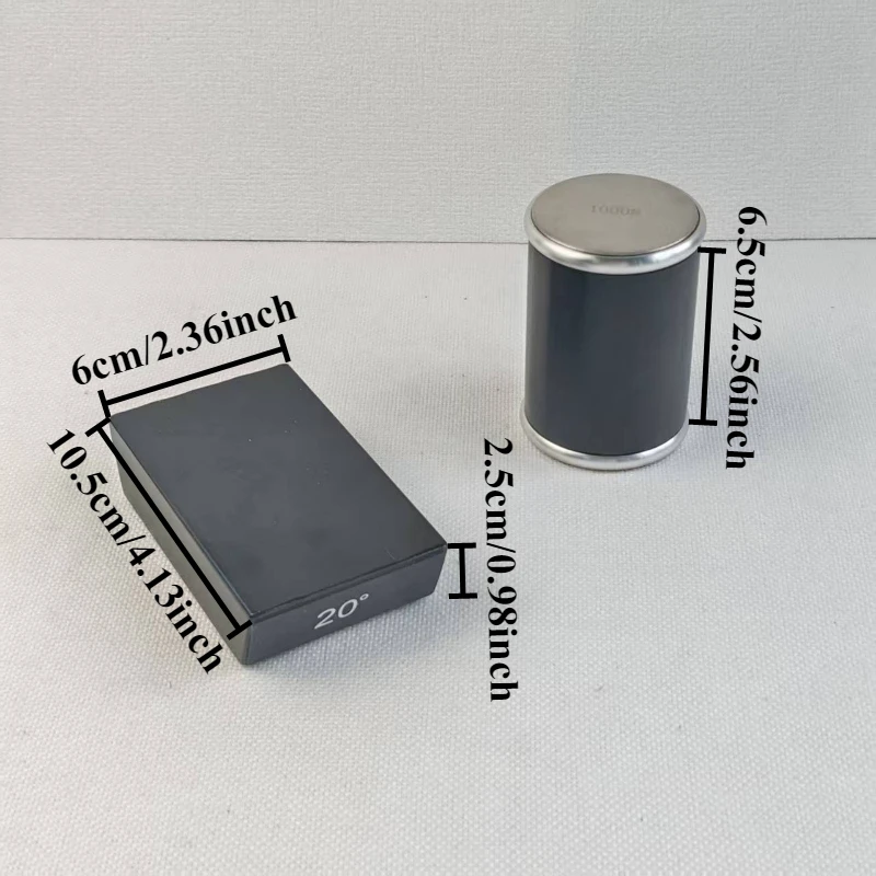 Rolling Knife Sharpener For Straight Edge Knife Sharpener Kit With 15/20° Degree Magnetic Angle For Kitchen Knives Whetstone Set