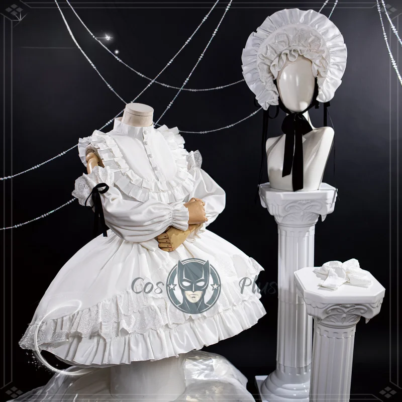 فستان نسائي أبيض من Project Sekai Hatsune Miku أزياء تنكرية لحفلات الرسوم المتحركة أزياء الهالوين ملابس لعب الأدوار
