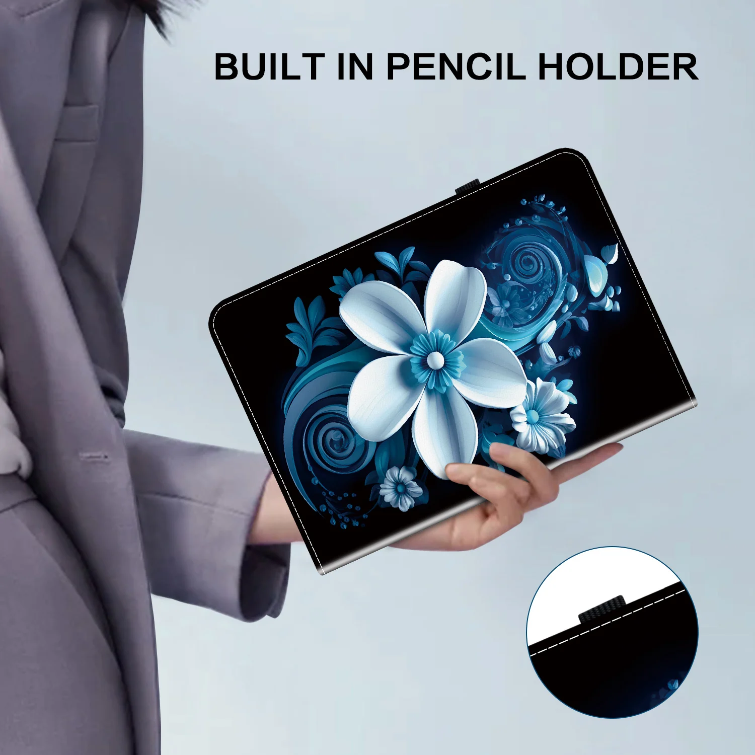 Tablet Case For Realme Pad 2 11.5 Pad Mini 8.7 Case OPPO Pad Mini 8.8 SE Air 10.36 Realme Pad 10.4 X Leaher Flip Cover view 3