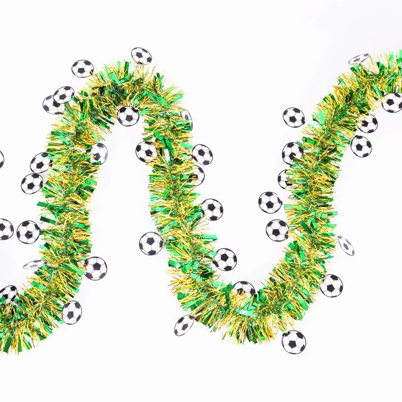3Pcs 2 Meters Football Theme Color Strips for Football Games Carnival Birthday Celebration Scene Props Layout DIY Decoration