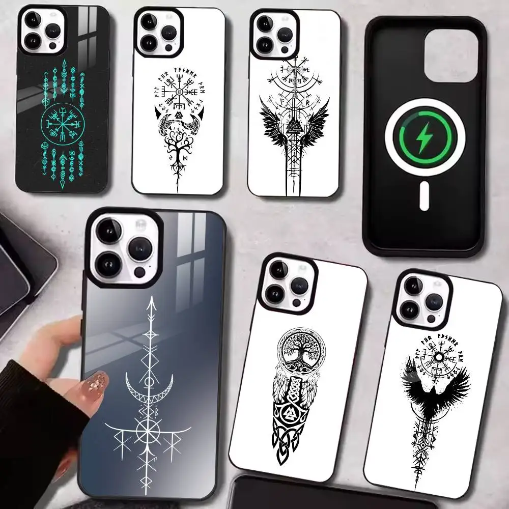

N-nordic Norses Phone Case Magnetic For iPhone15,11,17,14,13,12,16 Plus,Pro