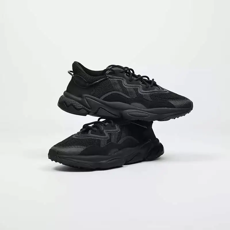 Adidas Clover Men's and Women's Spring New Style Black Warrior Old Man Shoes OZWEEGO EE6999