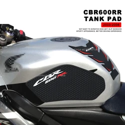 Honda CBR600RR CBR 600 RR için 2003-2006 2004 2005 motosiklet yan yakıt tankı Pad diz çekme pedi kauçuk çıkartmalar