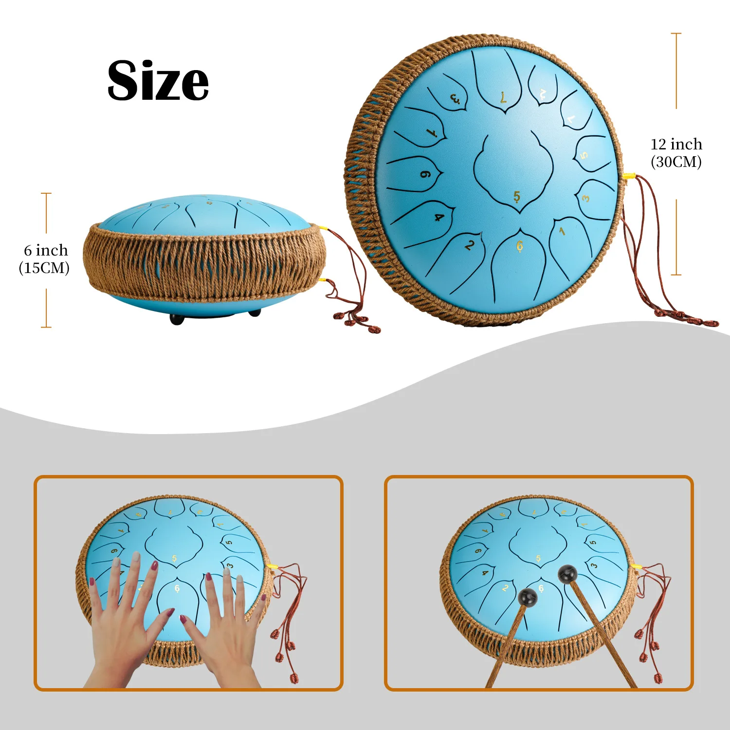 12-inch 13-tone Ethereal Forgo - Tongue Drum Steel review and price