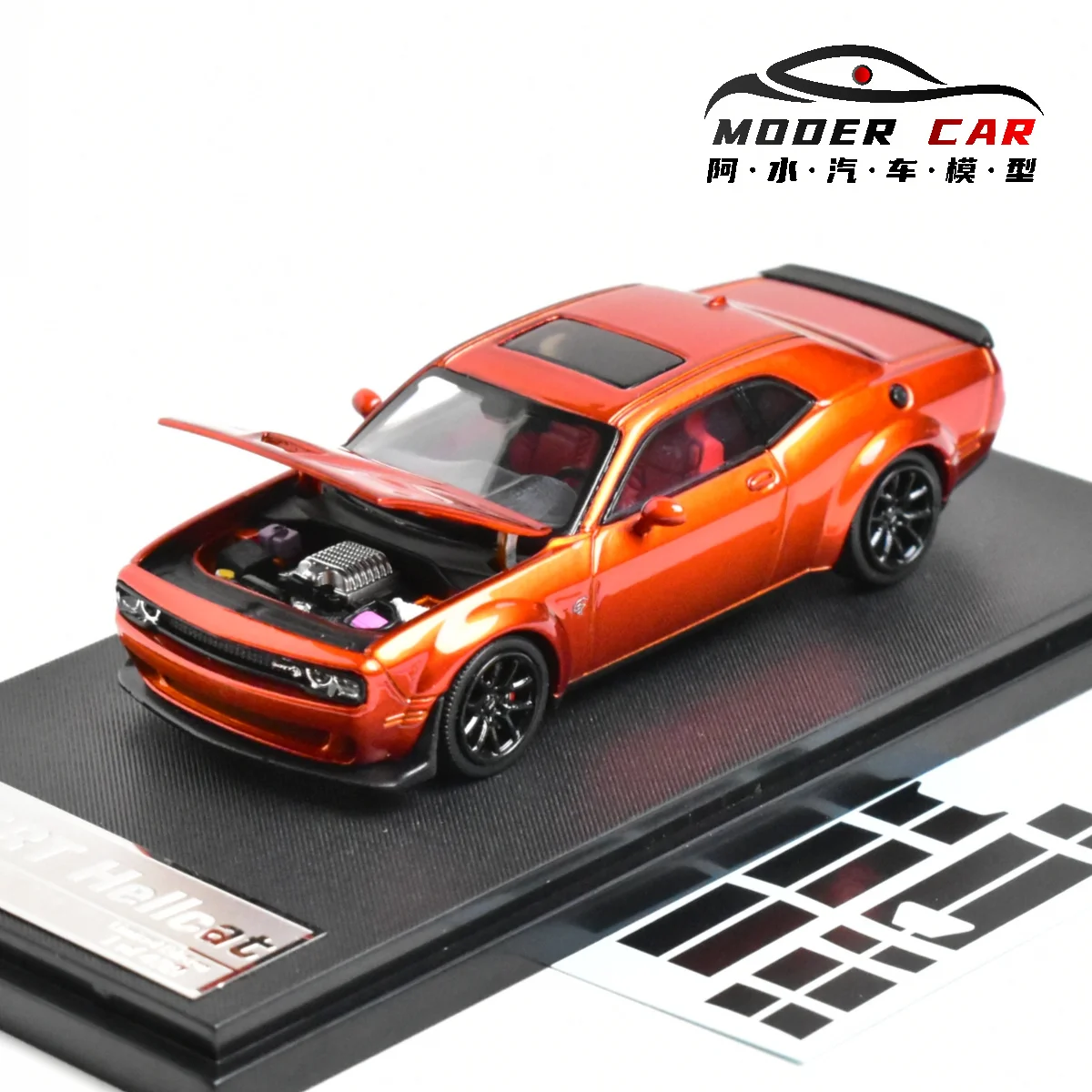 Modèle réduit de voiture SH 1:64 SRT Hellcat, moulé sous pression